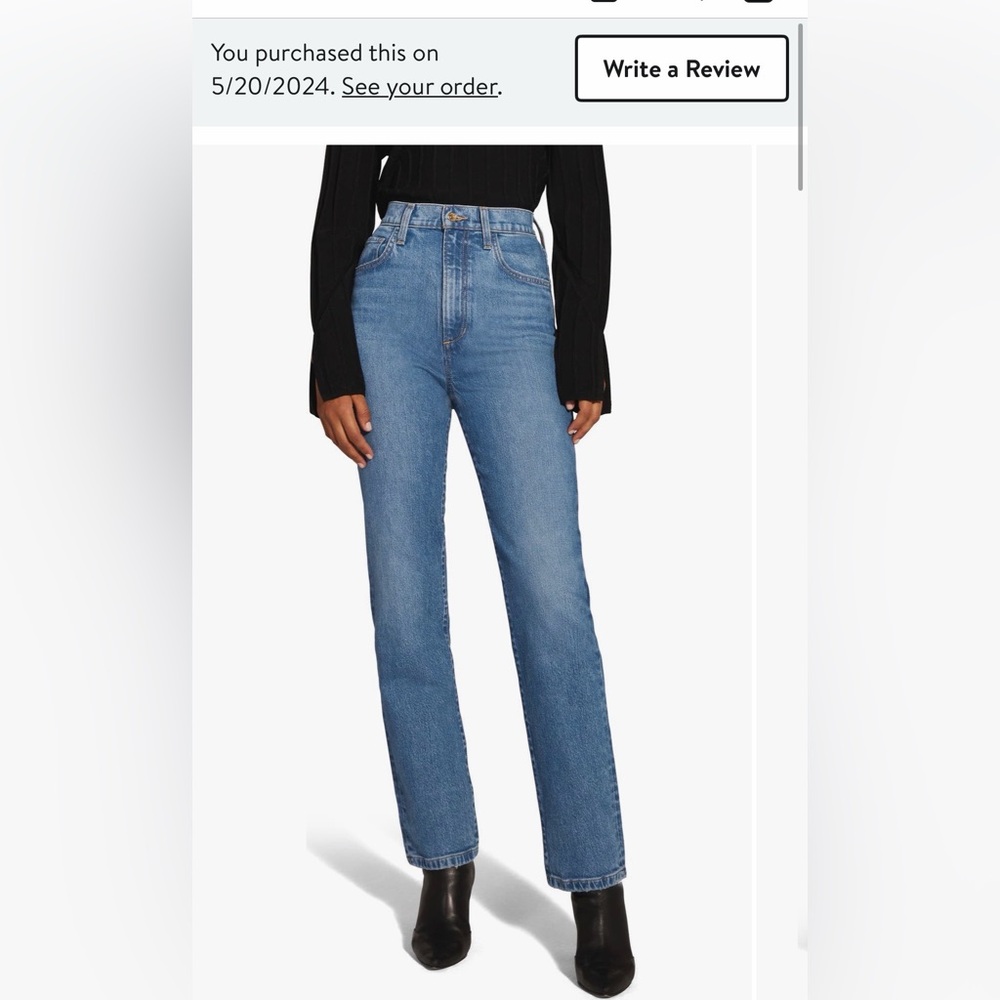 Favorite Daughter Valentina High Waist Denim - 26 - Crosby Wash